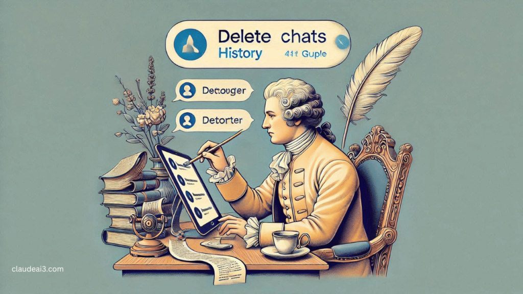 Deleting Chats and History on Claude AI